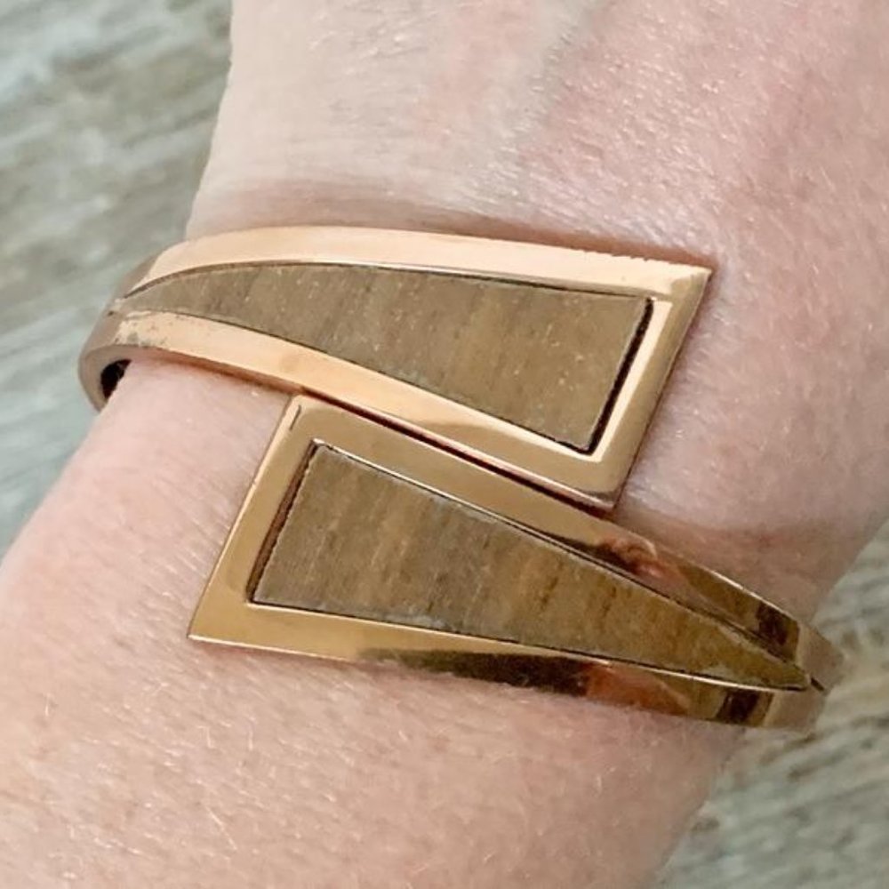 Vintage Renoir Copper Hinged Bracelet